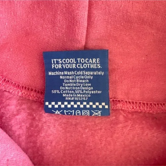 Lonely Ghost Pink Love Expression Hoodie With Unique Typography Design - Picture 3 of 4